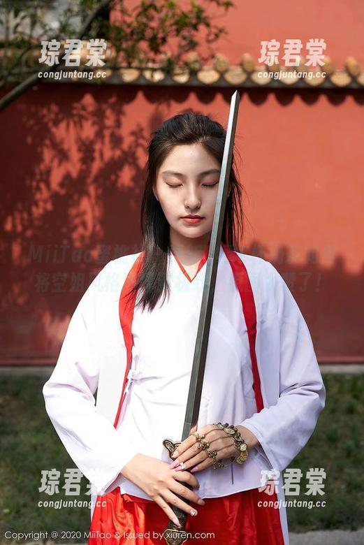 MiiTao蜜桃社 - 更新！看E杯奶茶如何将空姐风格演绎到极致，原图太赞了！-琮君棠