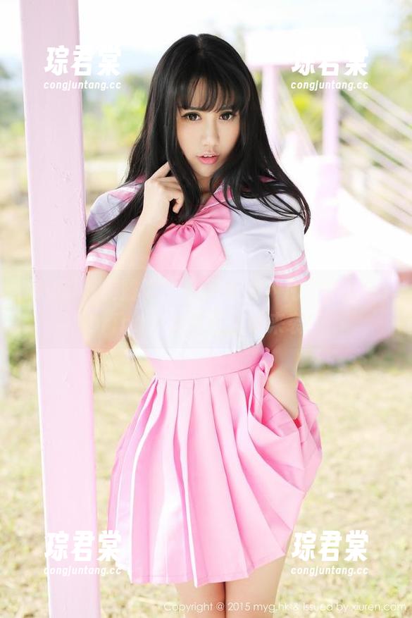 MyGirl美媛馆 - 红裙天女下凡：许诺Sabrina专属图包合集来袭！-琮君棠