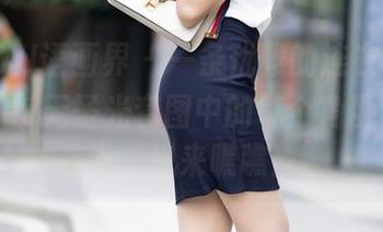 XIAOYU语画界 - 一条优雅的连衣裙，郑颖姗Bev无圣光套图中的每个角度都好像在说‘快来瞧瞧！’
