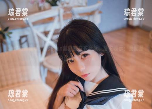 新作品集登场！usejan蓝蓝的白衣竞泳，博主表示：我就是为你们而溅水！-琮君棠