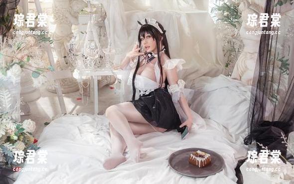 她叫七七娜娜子：全套图集，简直像是在撩，让人心痒痒的不挠女仆-琮君棠