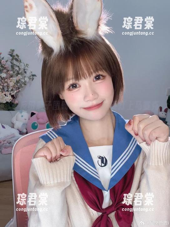 千反田鹿子图册：可爱到需要打上马赛克，怕看了心脏受不了。-琮君棠