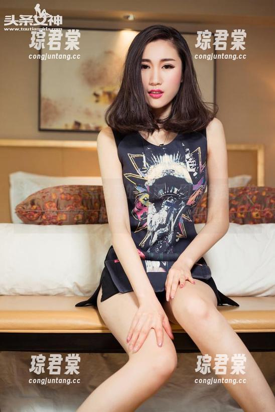 头条女神 - 黑色系的语溪，图包免费！快来看看，别怕，不会被黑到哦！-琮君棠