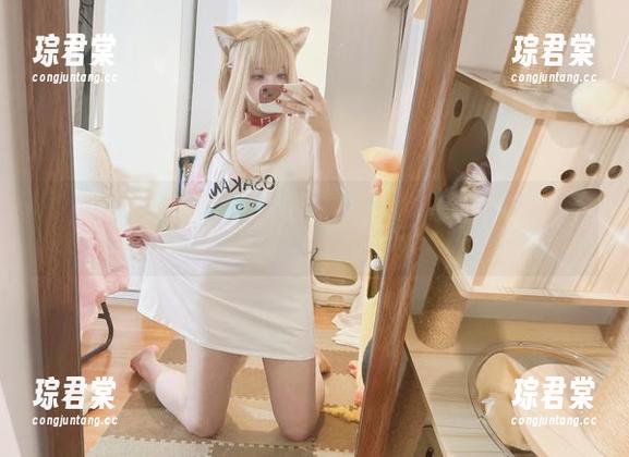 安食Ajiki的写真集《白猫猫》：看完你会想喵喵喵的资源！-琮君棠