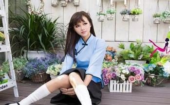 尤果网 - 图包中的周于希，纯白的感觉如同清晨的第一缕光