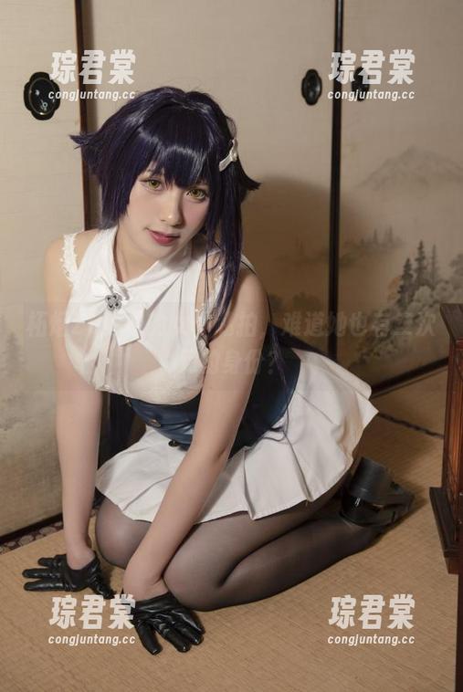 柘烟Zuken的女仆私拍，难道她也有二次元的身份？-琮君棠
